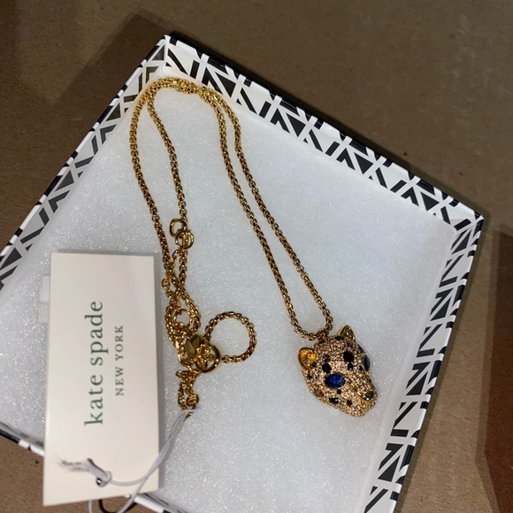 Kate spade leopard 🐆 Pendant Necklace - Picture 7 of 11